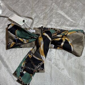 Mistress rocks Silk top with Chain Print for women’s size XS